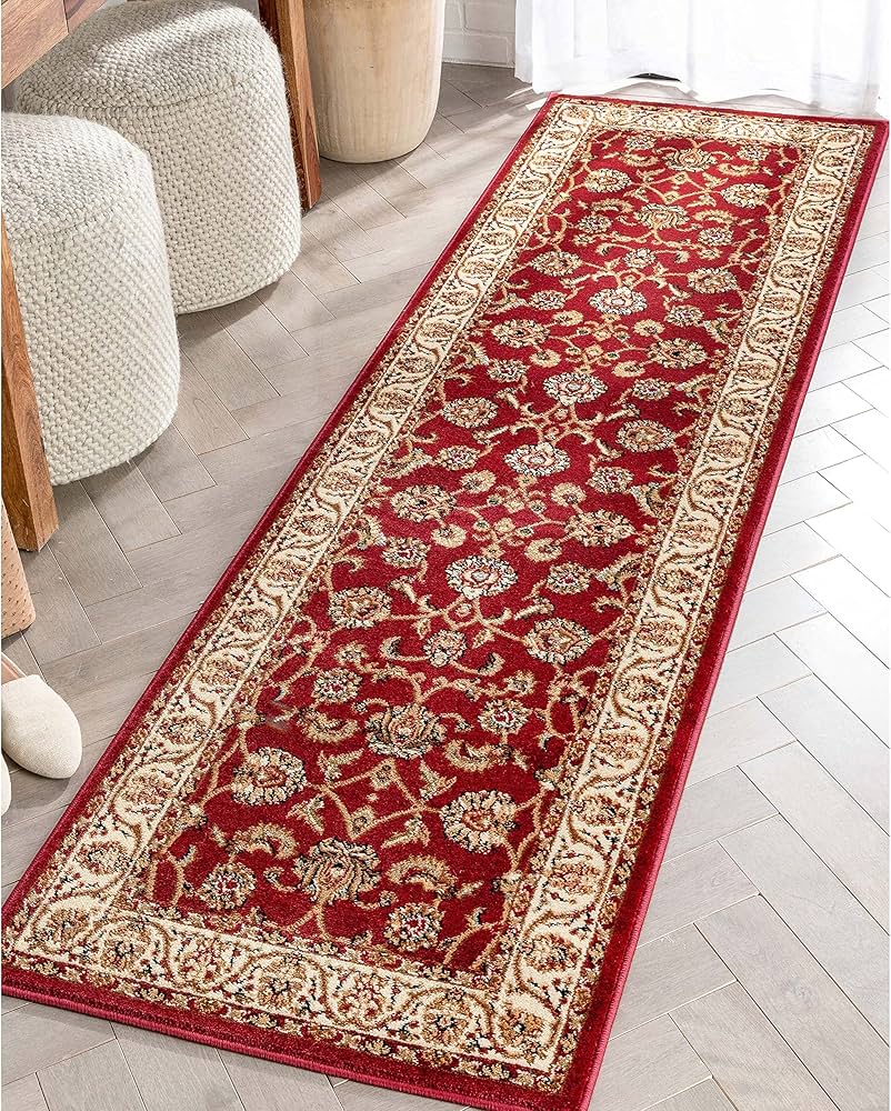 Amazon.com: Well Woven Barclay Collection Sarouk Red 2x7 Runner